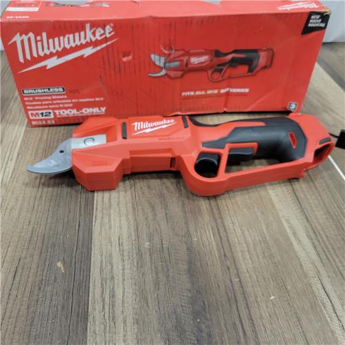 AS-IS Milwaukee M12 Lithium-Ion Brushless Cordless Pruning Shears (Tool Only)