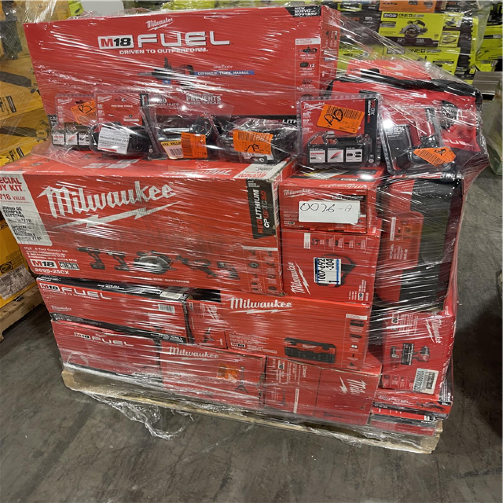 Pittston Location As-Is Power Tools Partial Truckload (13 pallets) 0076-A