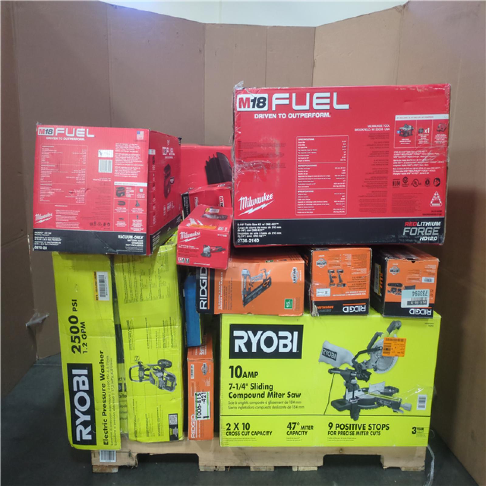 CALIFORNIA AS-IS TOOL PALLET