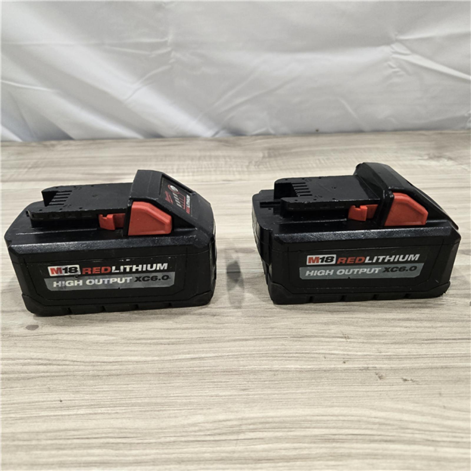 AS-IS Milwaukee 18-Volt  Starter Kit with Two 6.0 Ah Battery and Charger