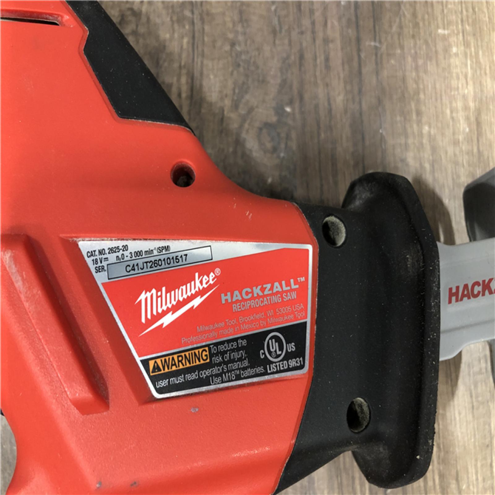 AS-IS Milwaukee 18V Lithium-Ion Cordless HACKZALL Reciprocating Saw (Tool-Only)