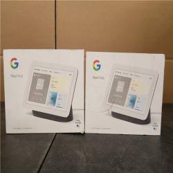Phoenix Google Nest Hub 2nd Gen - Smart Home Speaker and 7 Display with Google Assistant (2-Pack)