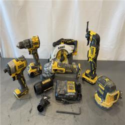 AS-IS - DEWALT 20-Volt MAX ToughSystem Lithium-Ion 6-Tool Cordless Combo Kit