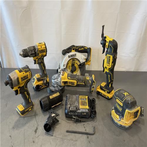 AS-IS - DEWALT 20-Volt MAX ToughSystem Lithium-Ion 6-Tool Cordless Combo Kit