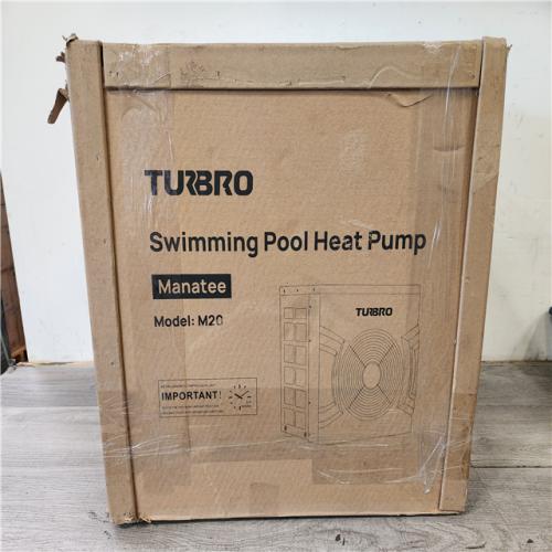 Phoenix NEW TURBRO 20,000 BTU Electric Swimming Pool Heat Pump for Above and In Ground Pools and Spas, No Natural Gas or Propane Needed