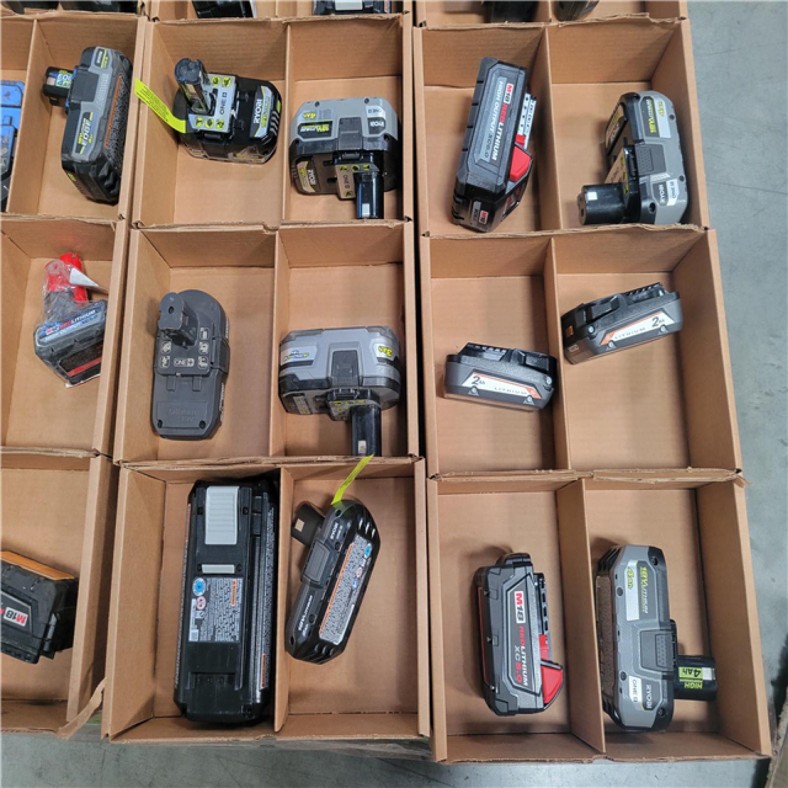CALIFORNIA AS-IS BATTERY PALLET
