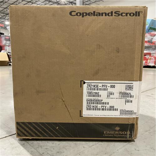 DALLAS LOCATION NEW! - Copeland™ Scroll Compressor, Series: ZR, 21000 Btu/hr BTU