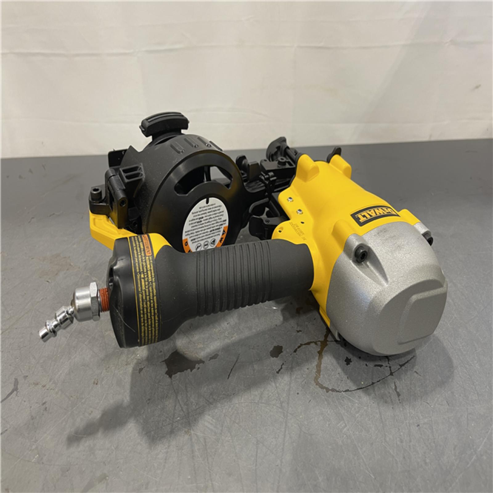 AS-IS - DeWalt 1-3/4 in. 15 Degree Pneumatic Coil Roofing Nailer