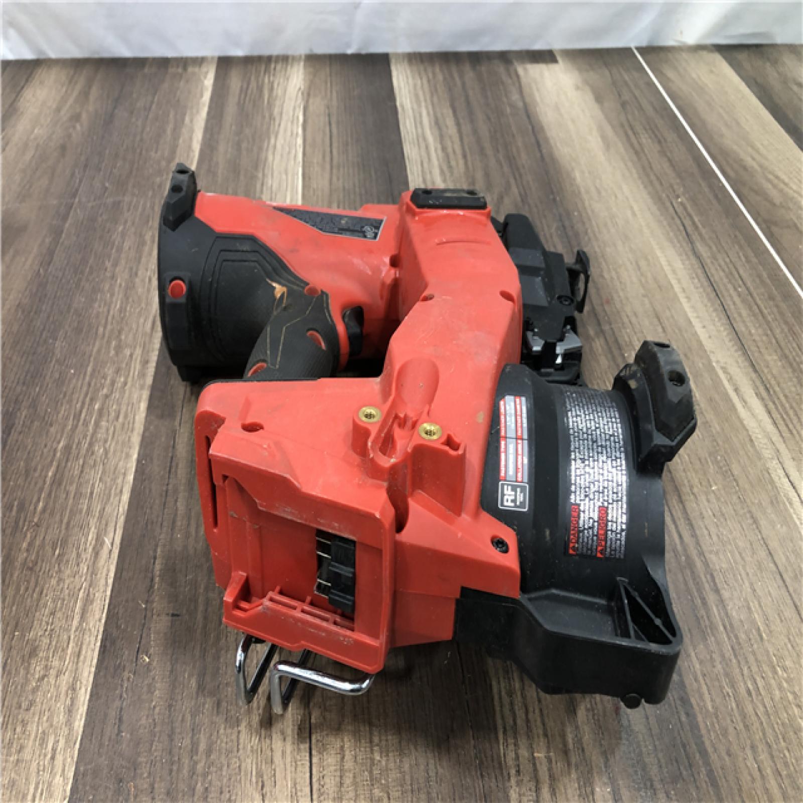 AS-IS Milwaukee FUEL 18-Volt Lithium-Ion Brushless Cordless Coil Roofing Nailer (Tool Only)