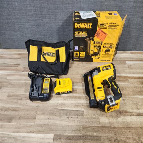 HOUSTON LOCATION - AS - IS DEWALT ATOMIC 20V MAX Lithium Ion Cordless 23 Gauge Pin Nailer Kit