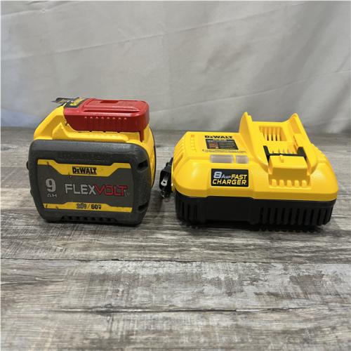 AS-IS DEWALT 20V/60V MAX FLEXVOLT Lithium-Ion 9.0Ah Battery and Charger Starter Kit
