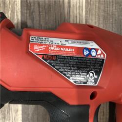 AS-IS Milwaukee FUEL 18-Volt Lithium-Ion Brushless Cordless Gen II 18-Gauge Brad Nailer (Tool-Only)