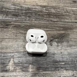 AS-IS Apple - AirPods (3rd generation) with Lightning Charging Case - White