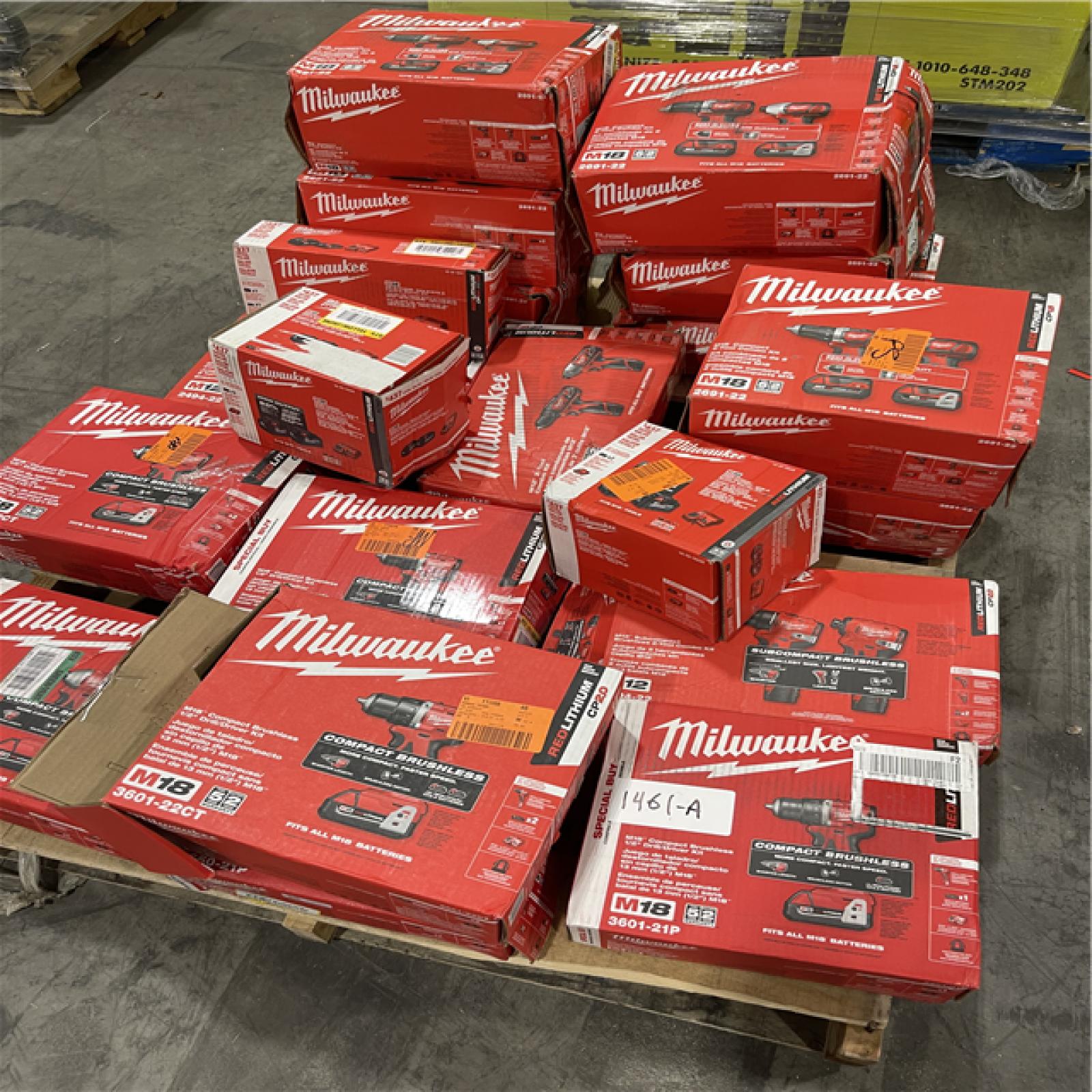 Pittston Location As-Is Power Tools Partial Truckload (7 pallets) 1461-A