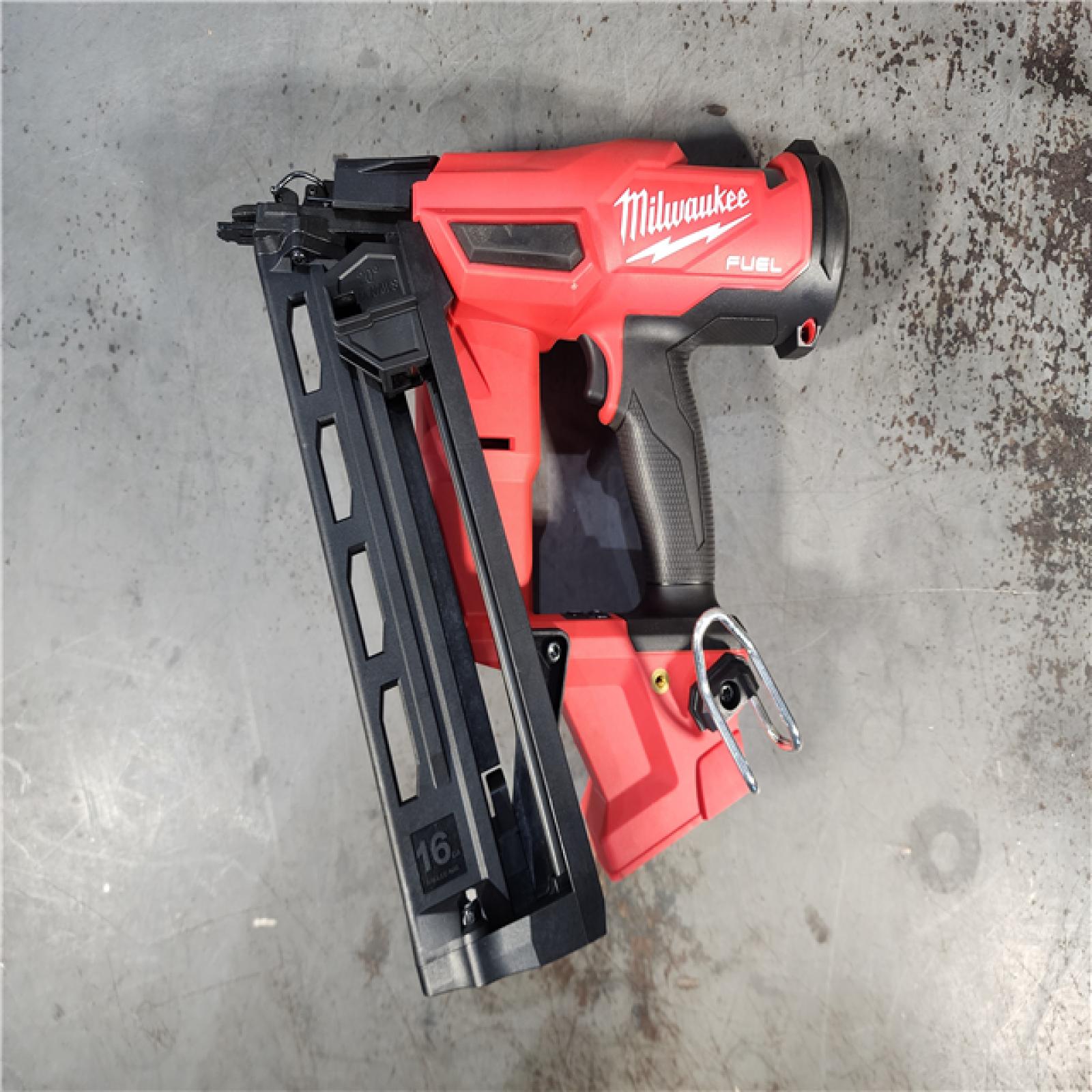 HOUSTON LOCATION - AS-IS (2) Milwaukee 2841-20 18V Cordless Gen II 16 Gauge Angled Finish Nailer (Tool Only)