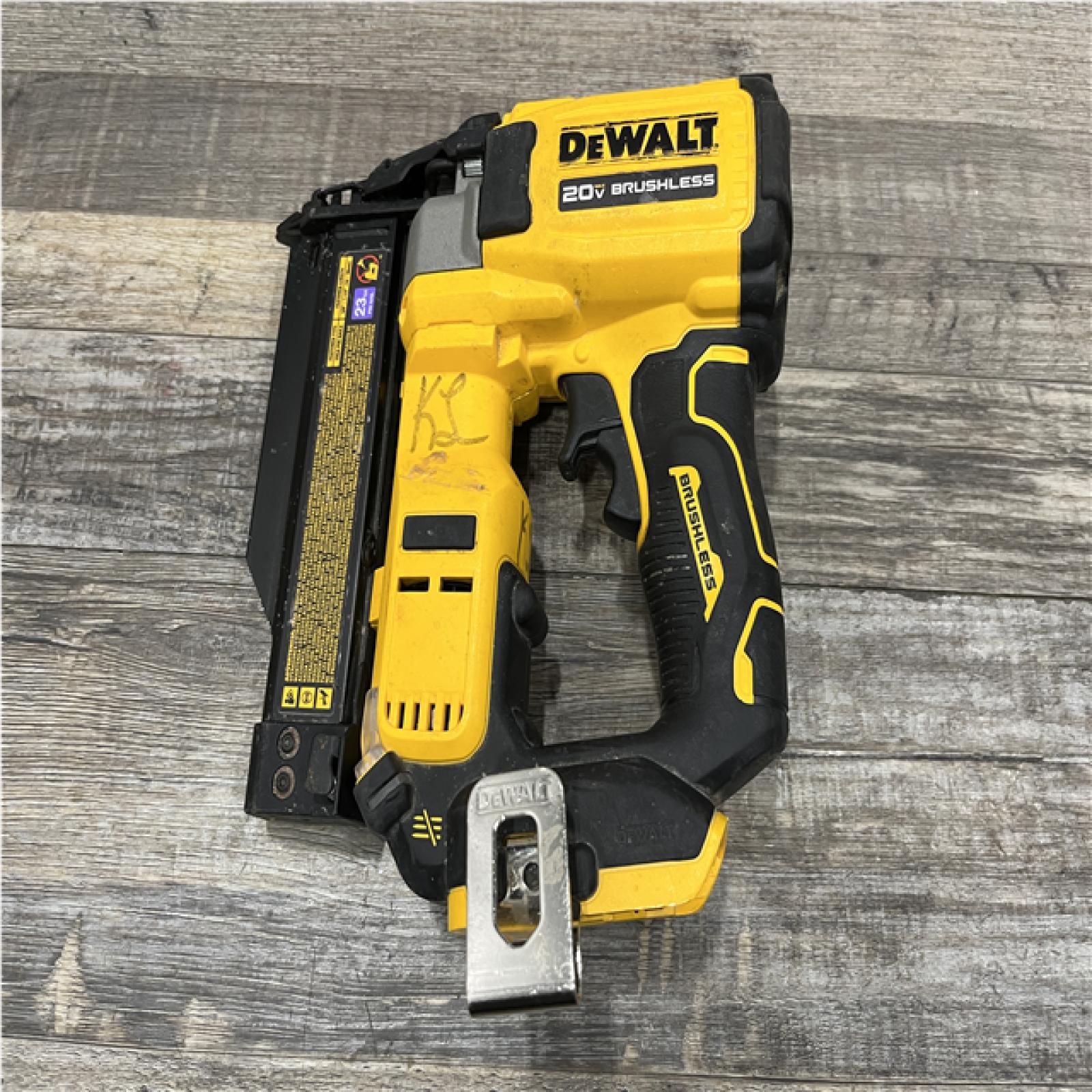 AS-IS DEWALT ATOMIC 20V MAX Lithium Ion Cordless 23 Gauge Pin Nailer (Tool Only)