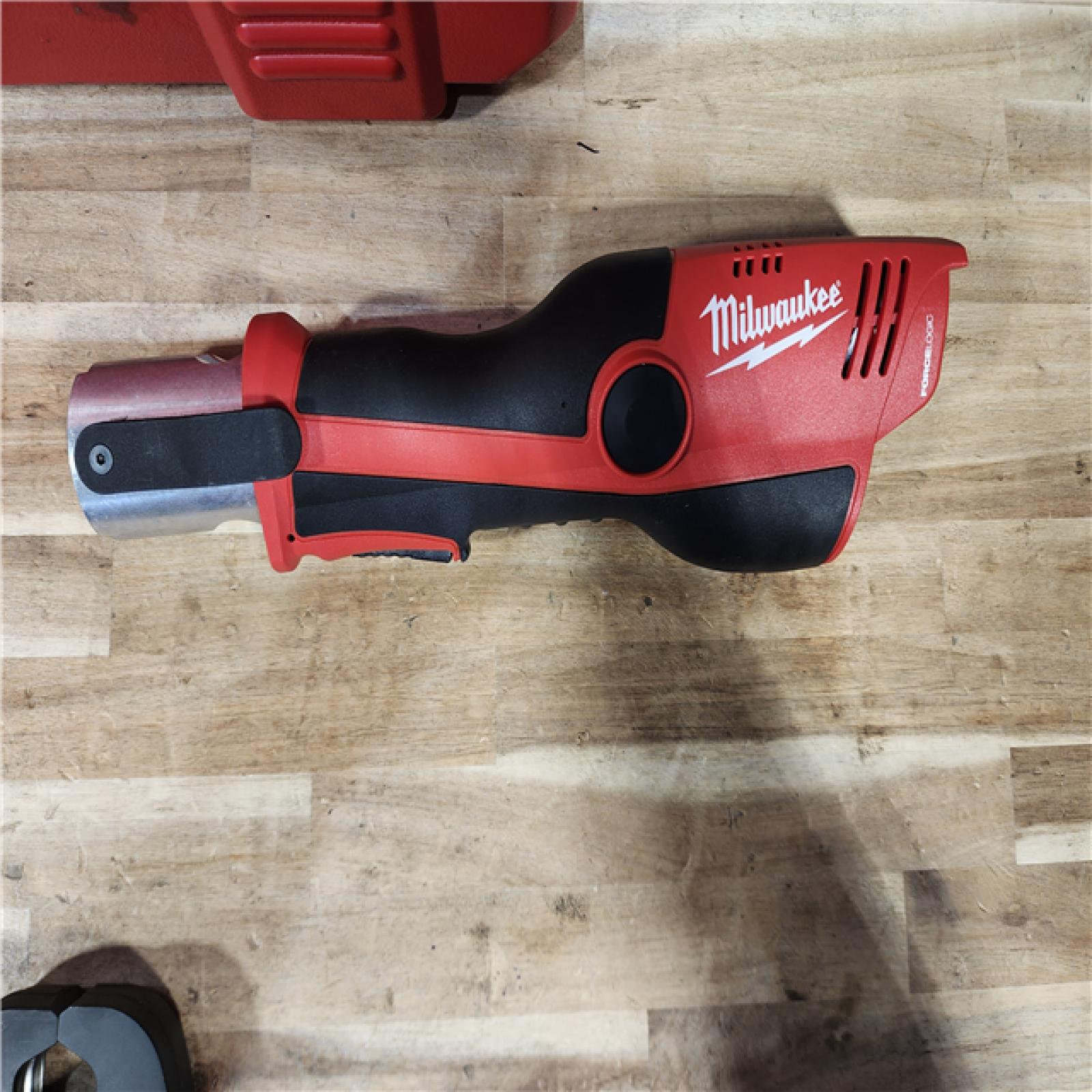 HOUSTON LOCATION - AS-IS (APPEARS LIKE NEW) M12 12-Volt Lithium-Ion Force Logic Cordless Press Tool Kit (3 Jaws Included) with Two 1.5 Ah Battery and Hard Case