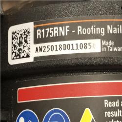 AS-IS RIDGID Pneumatic 15 Deg. 1-3/4 in. Coil Roofing Nailer