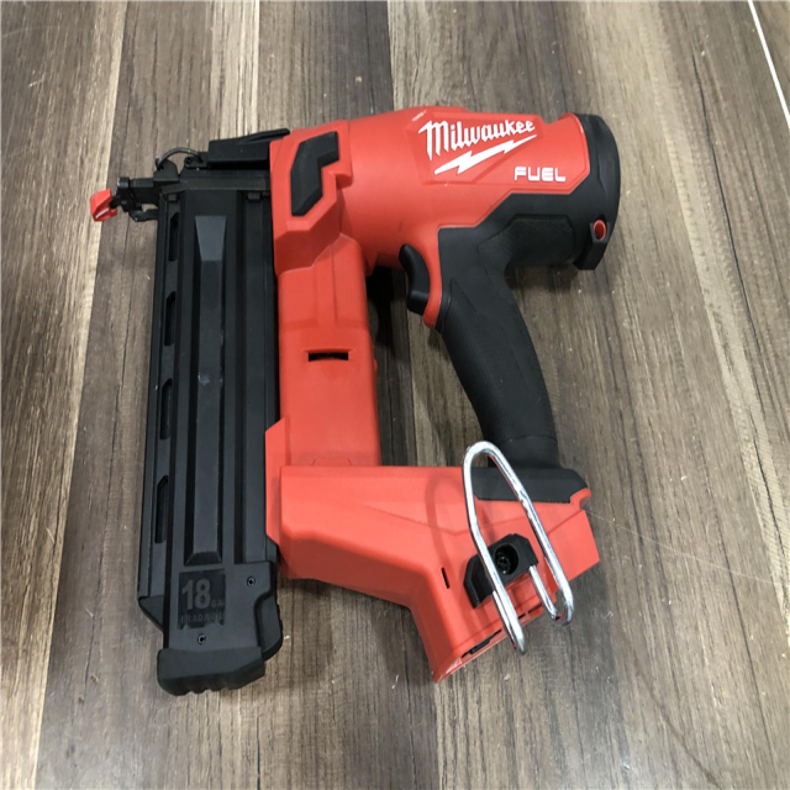 AS-IS Milwaukee FUEL 18-Volt Lithium-Ion Brushless Cordless Gen II 18-Gauge Brad Nailer (Tool-Only)