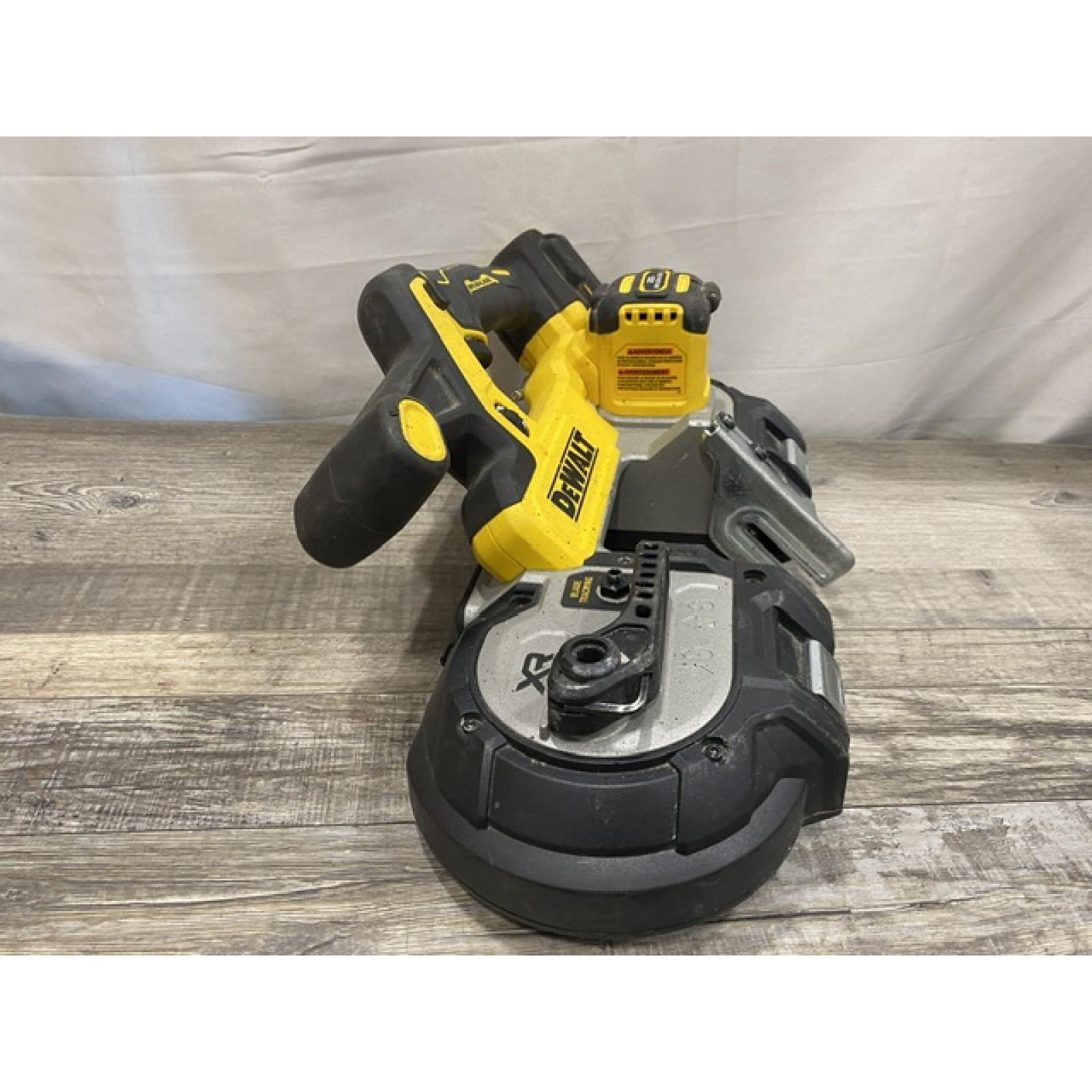 AS-IS DEWALT 20-Volt MAX Lithium-Ion 3-3/8 in. Cordless Band Saw Kit