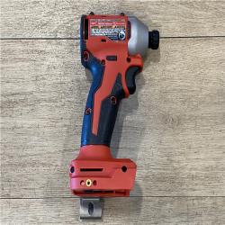 AS-IS Milwaukee 18V Lithium-Ion Compact Brushless Cordless 1/4 in. Impact Driver (Tool-Only)