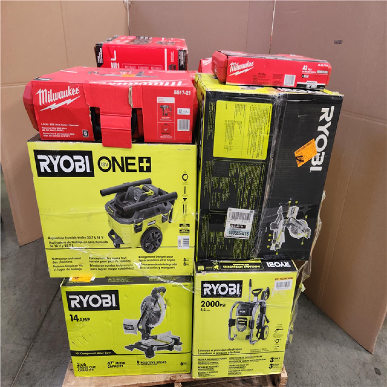 CALIFORNIA AS-IS TOOL PALLET