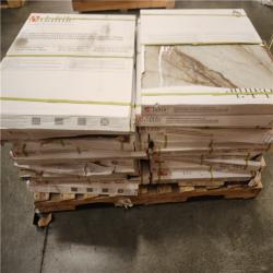 Phoenix Daltile Rivermont Oro 24 in. x 24 in. Polished Porcelain Stone Look Floor and Wall Tile (325 sq. ft./22 case)