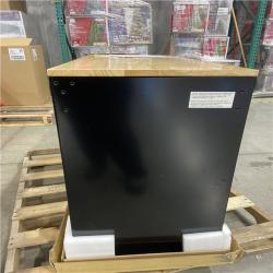 DALLAS LOCATION - Husky Tool Storage 46 in. W x 18 in. D 9-Drawer Mobile Workbench Cabinet in Gloss Black