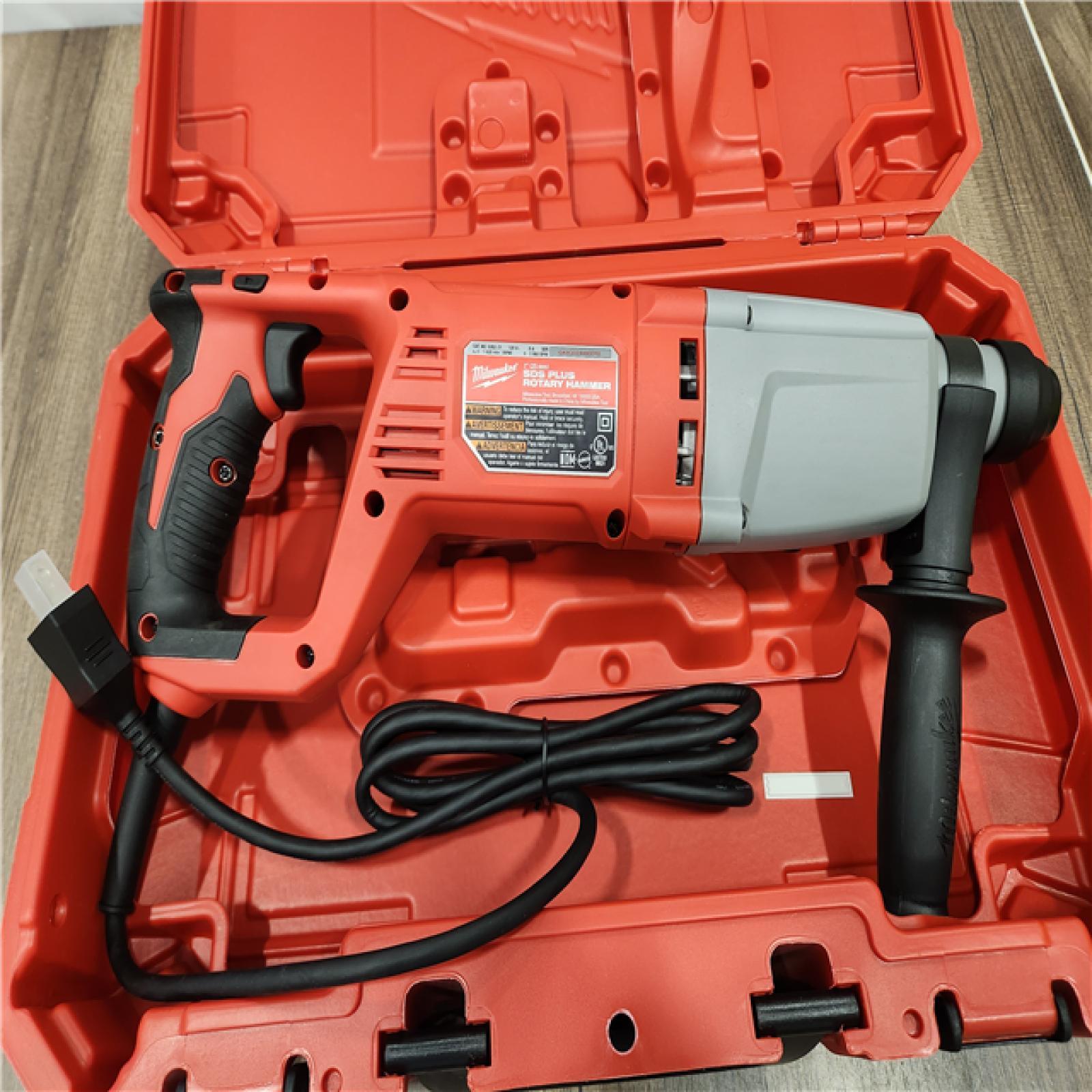 AS-IS-Milwaukee 1 in. SDS Plus D-Handle Rotary Hammer w/ Case (Tool-Only)
