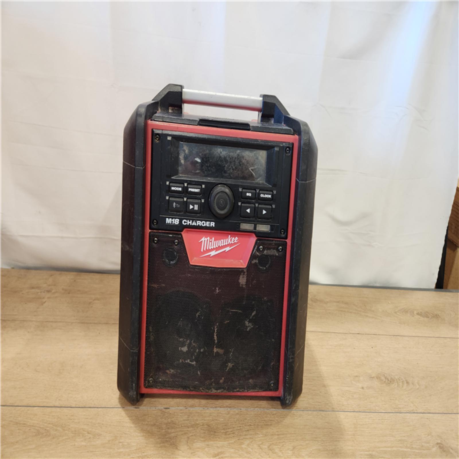 AS-IS- Milwaukee M18 Lithium-Ion Cordless Jobsite Radio/Charger