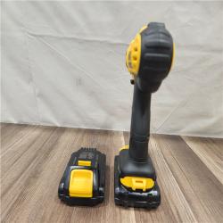 AS-IS- DEWALT 20V MAX Cordless 1/2 in. Drill/Driver Kit (2) 20V 1.3Ah Batteries  Charger and Bag