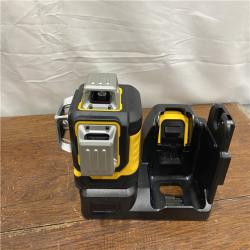 AS-IS DEWALT DCLE34030G 20V MAX XR Lithium-Ion Cordless 3X 360 Green Beam Line Laser (Tool Only)