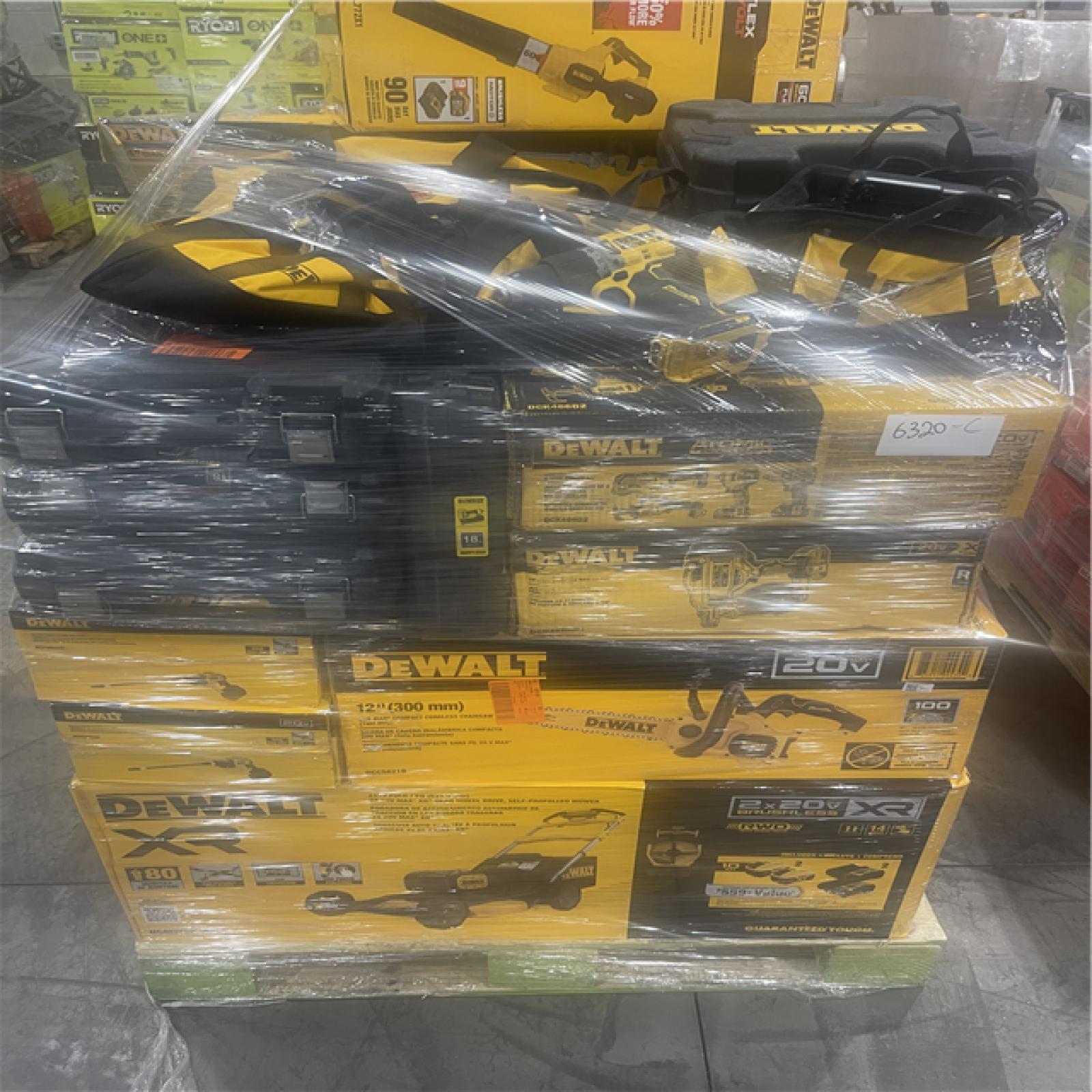 Pittston Location As-IS Power Tools Partial Truckload (11 Pallets) 6320-C