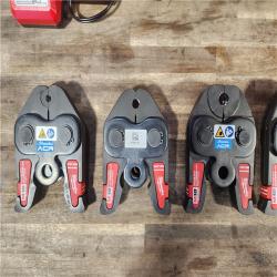 HOUSTON LOCATION - AS-IS Milwaukee 2922-22M M18 FORCE LOGIC Press Tool Kit W/ One-Key with 1/4 -7/8  Streamline ACR Jaws