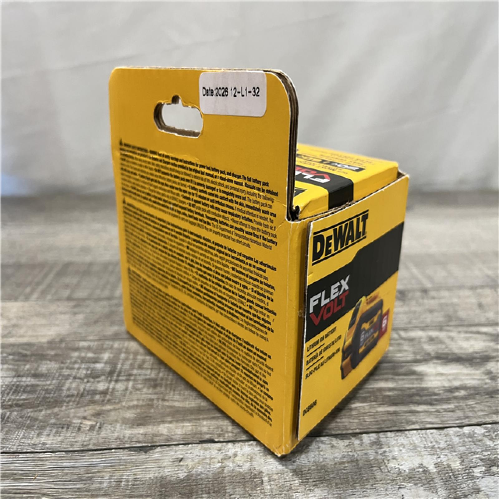 NEW - DEWALT FLEXVOLT 20V/60V MAX Lithium-Ion 6.0Ah Battery Pack
