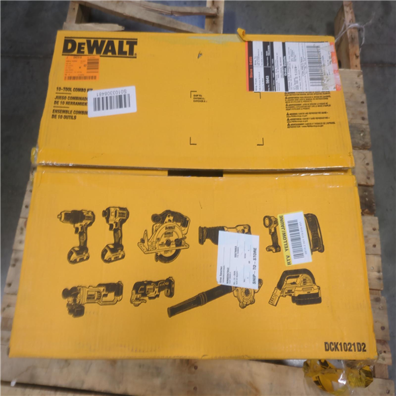 CALIFORNIA NEW DeWalt 10 tool Combo Kit