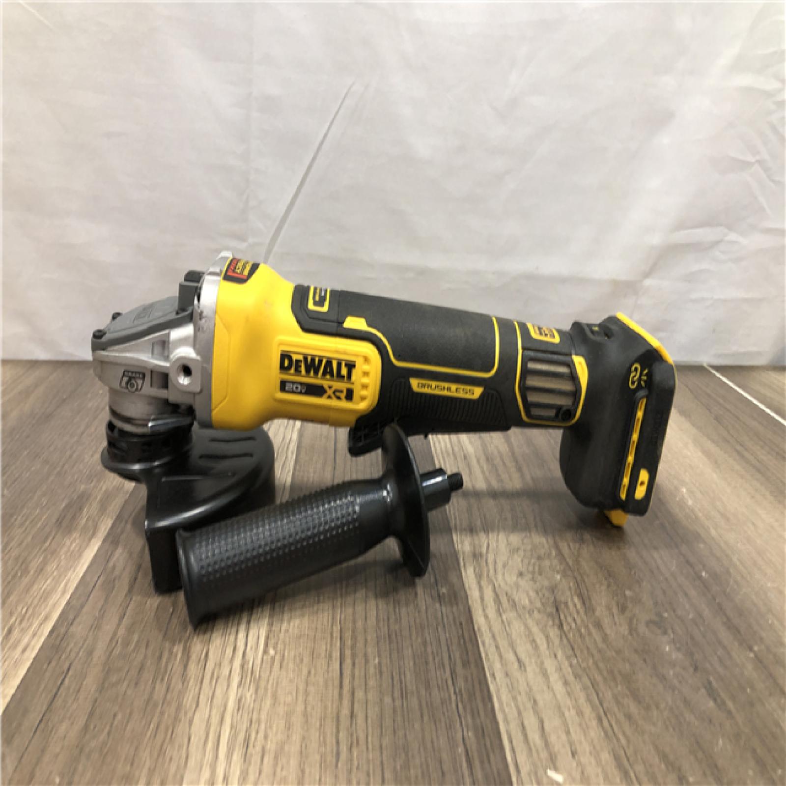 AS-IS DEWALT 20V XR Cordless 4-1/2. in. to 5 in. Variable Speed Angle Grinder (Tool Only)