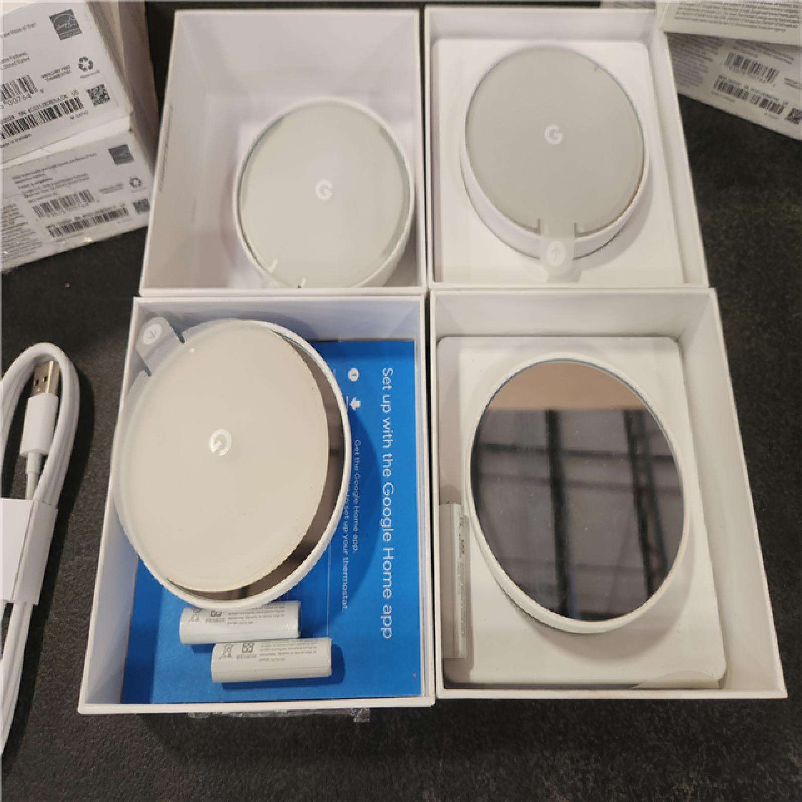 Phoenix AS-IS Google Nest Thermostat - Smart Programmable Wi-Fi Thermostat - (4-Pack)