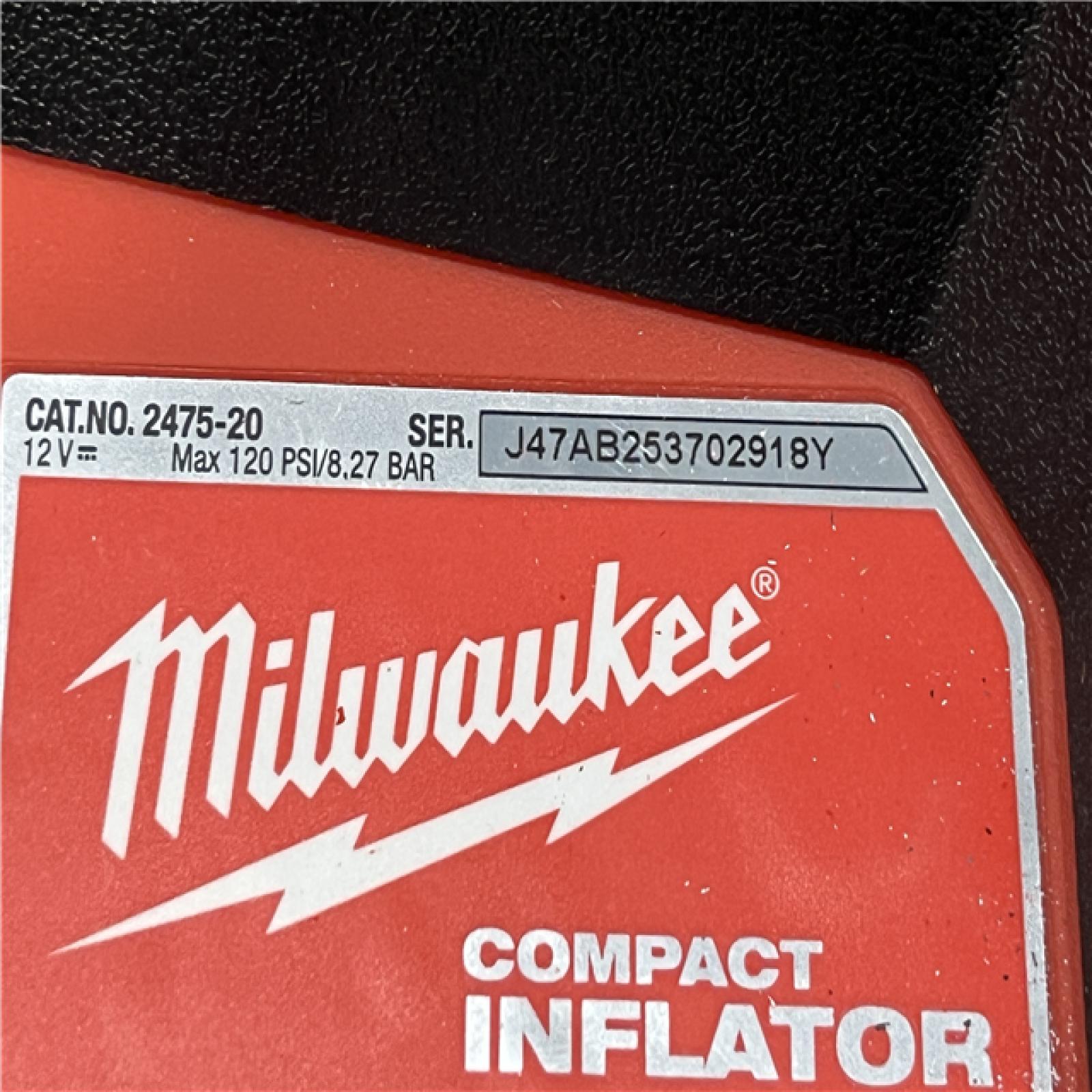 AS-IS Milwaukee 12-Volt Lithium-Ion Cordless Electric Portable Inflator Kit