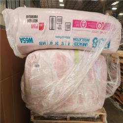 Phoenix AS-IS Owens Corning R-38 Unfaced Fiberglass Insulation Batt 24 in. x 48 in. Pallet (6 Bags)