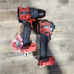 HOUSTON LOCATION - AS-IS MILWAUKEE FUEL 18V Lithium-Ion Brushless Cordless Hammer Drill and Impact Driver Combo Kit