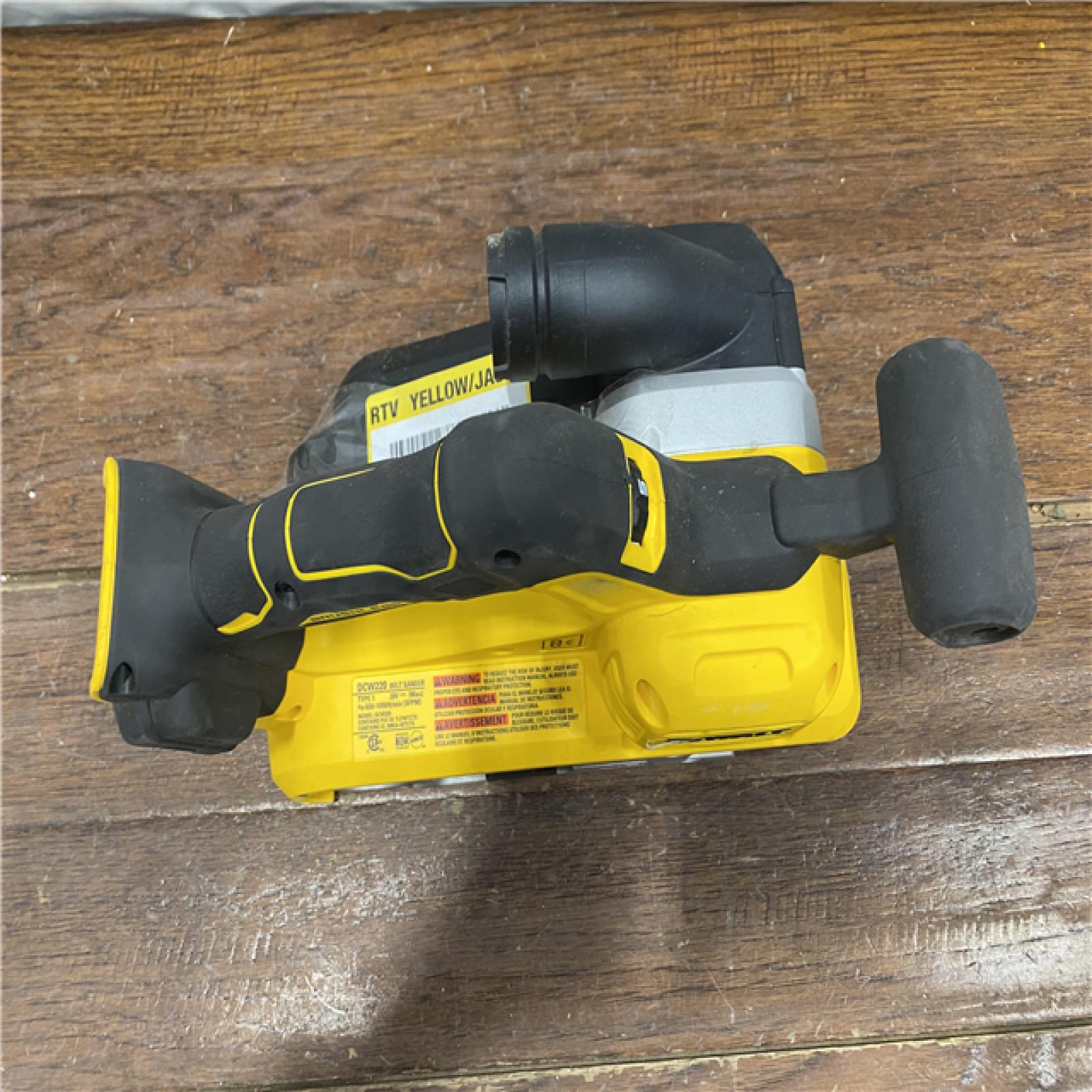 AS-IS DEWALT 20V MAX* XR Brushless Cordless Belt Sander