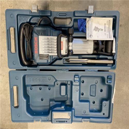 AS-IS - Bosch 15 Amp 1-1/8 in. Corded Concrete Electric Hex Breaker Hammer Kit with Hard Carrying Case with Wheels