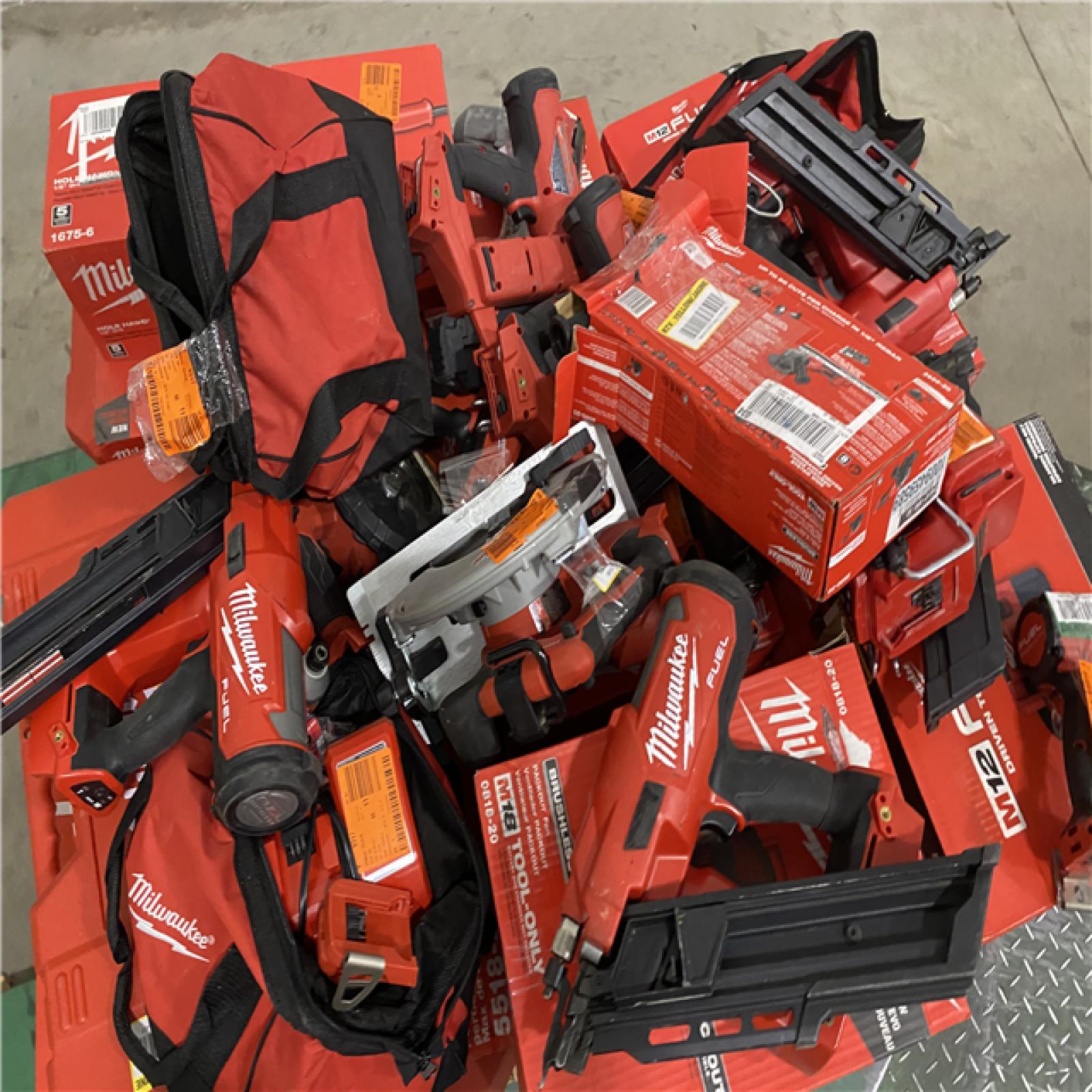 Dallas Location - As-Is MILWAUKEE Tool Pallet