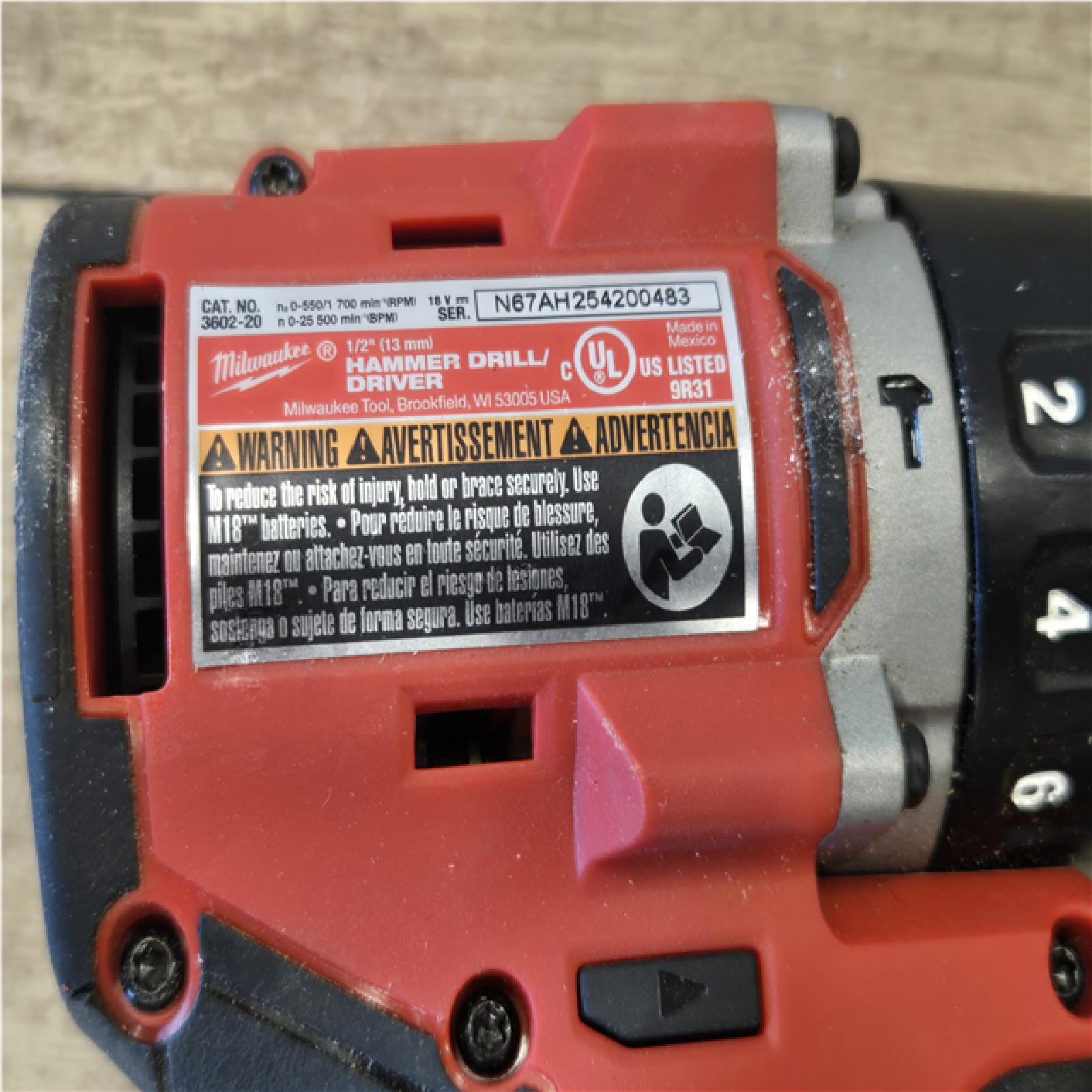 AS-IS Milwaukee M18 Cordless Brushless 4 Tool Combo Kit