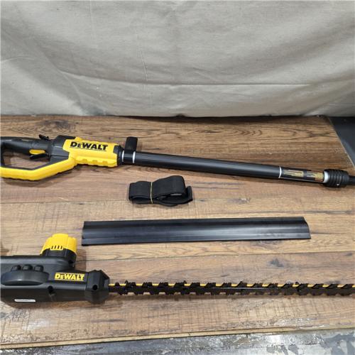 AS-IS DEWALT 20V MAX Cordless Battery Powered Pole Hedge Trimmer (Tool Only)