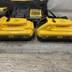 AS-IS DEWALT 20V XR Lithium-Ion Cordless Brushless 1/2 in. Drill/Driver Kit