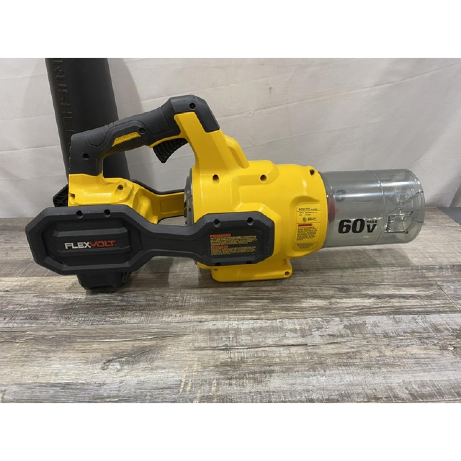 AS-IS DEWALT FLEXVOLT 60V MAX 125 MPH 600 CFM Brushless Cordless Battery Powered Blower Kit