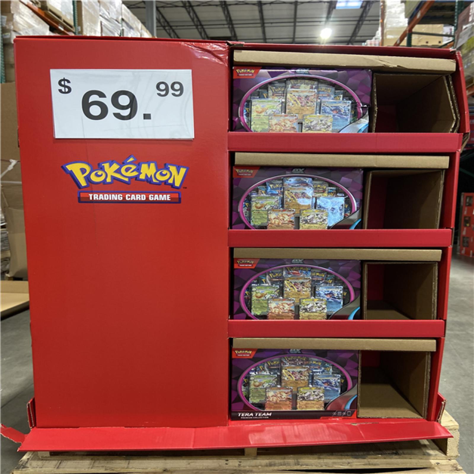 DALLAS LOCATION - BULLSEYE NEW! MIXED POKEMON CARD GAME PALLET - ( 71 UNITS)