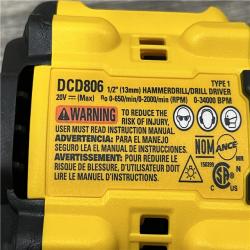 AS-IS DEWALT 20V XR Brushless Cordless 1/2 in. Hammer Drill (Tool-Only)